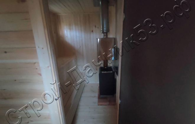 4 Брусовая баня  Б-12, 6х7,5м, 51 М², Тверская область, Конаковский район, СНТ Машиностроитель. (15)